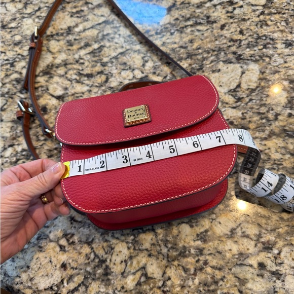 Dooney & Bourke Red Leather Crossbody Bag - Picture 5 of 7